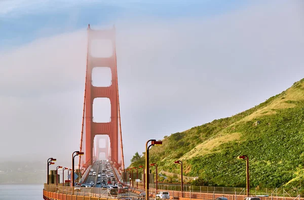 Vista Del Puente Golden Gate Mañana Brumosa San Francisco California —  Fotos de Stock