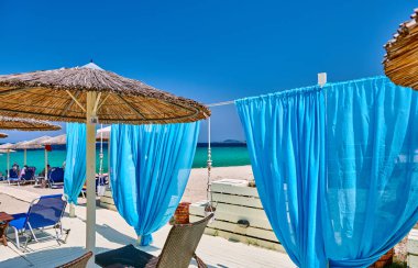 Güzel bir plaj Sithonia, Yunanistan
