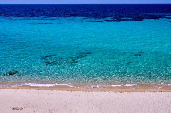 Piękna Plaża Sithonia Grecja — Zdjęcie stockowe
