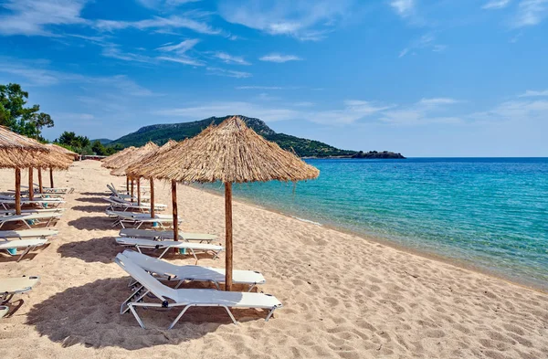 Beautiful Beach Toroni Sithonia Greece — 스톡 사진