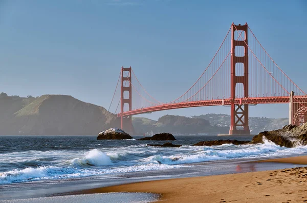 Міст, Сан-Франциско, Каліфорнія Ґолден Ґейт — стокове фото