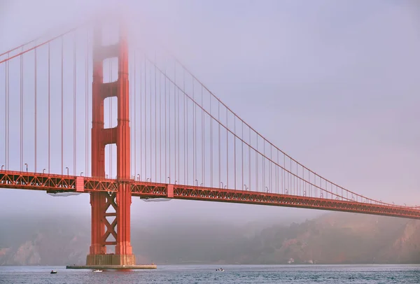 Vista Del Puente Golden Gate Desde Fort Point Por Mañana — Foto de Stock