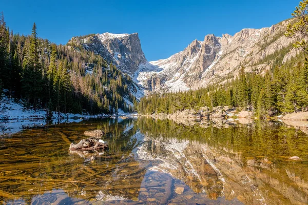 Dream Lake, Rocky Mountains, Colorado, USA. — Stock Photo, Image