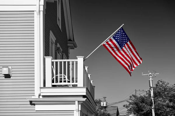 Drapeau des États-Unis à Provincetown, Massachusetts — Photo