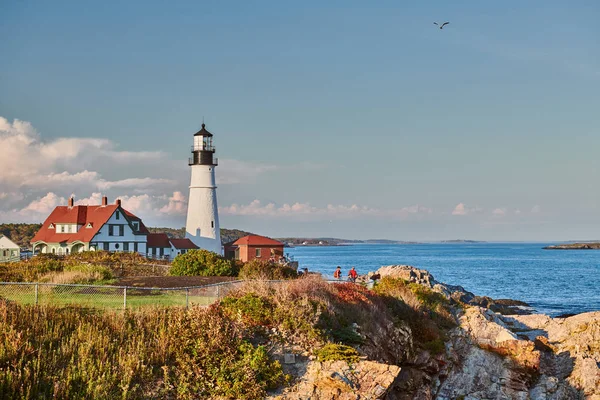 Huvudet fyr för Portland, maine, usa. — Stockfoto