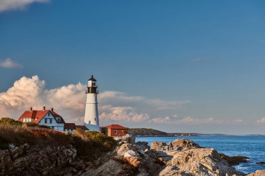 Portland Baş Feneri, Maine, ABD.