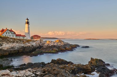 Portland Baş Feneri, Maine, ABD.