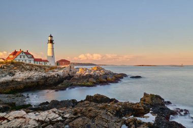 Portland Baş Feneri, Maine, ABD.