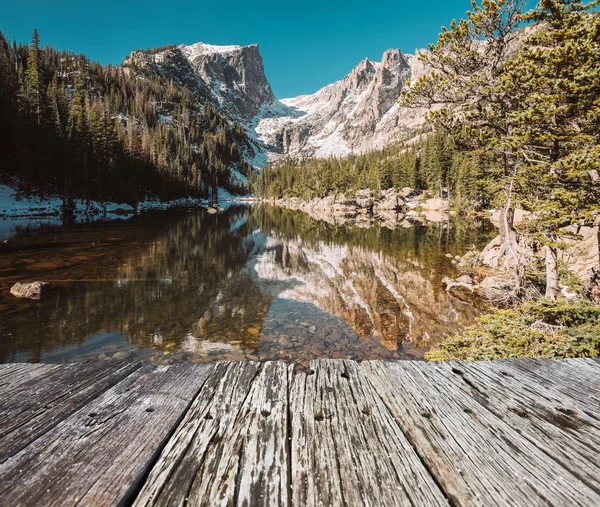 Dream Lake, Rocky Mountains, Colorado, USA. — Stock Photo, Image