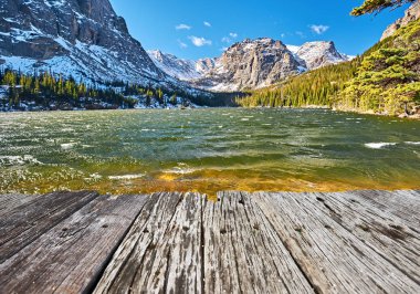 Loch Gölü, Rocky Dağları, Colorado, Amerika Birleşik Devletleri. 