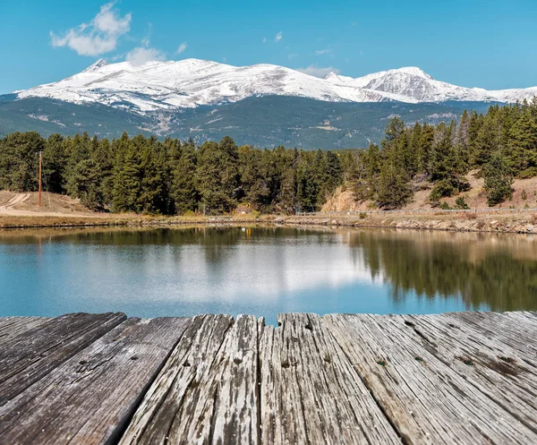 Jezero v Rocky Mountains, Colorado, USA. — Stock fotografie