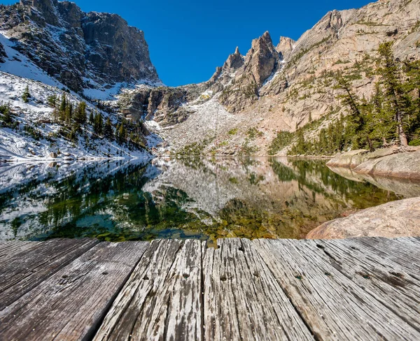 Zümrüt Gölü, Rocky Dağları, Colorado, Amerika Birleşik Devletleri. — Stok fotoğraf