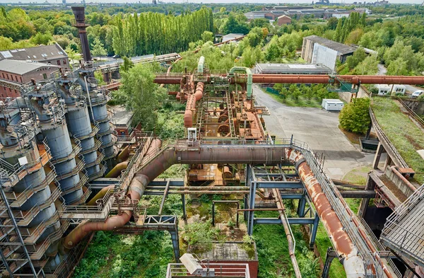Fábrica industrial en Duisburg, Alemania . —  Fotos de Stock