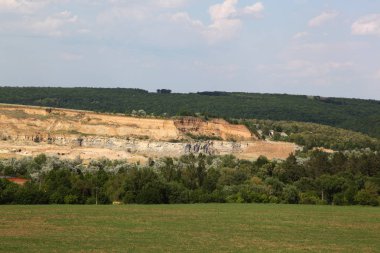 kum çukurları. Ukrayna Ternopil bölgesi