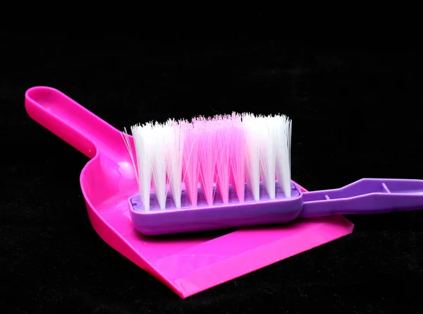 Brush Scoop Dark Background — Stock Photo, Image