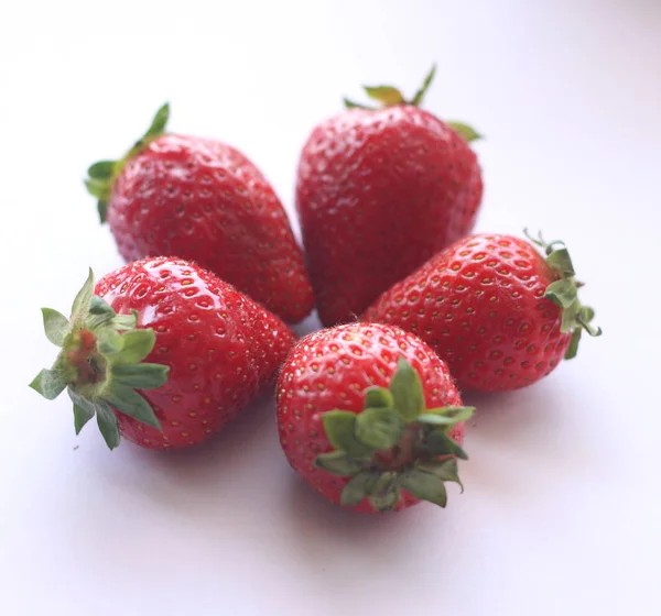 Strawberry Isolated White — Stock Photo, Image
