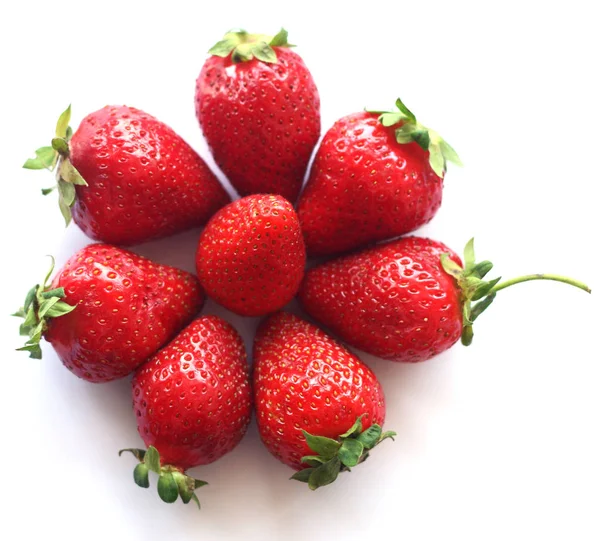 Strawberry Isolated White — Stock Photo, Image