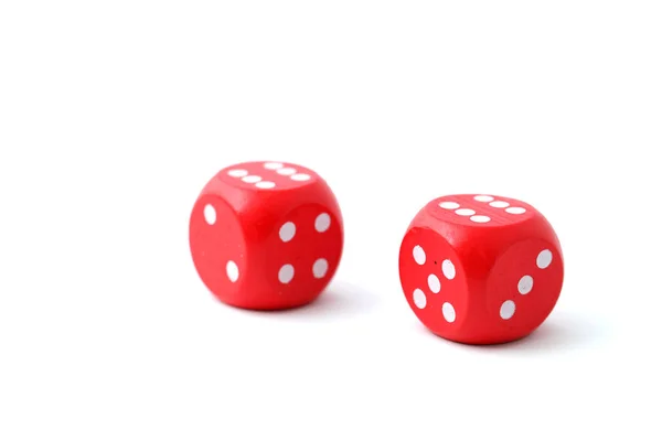 Red dices — Stock Photo, Image