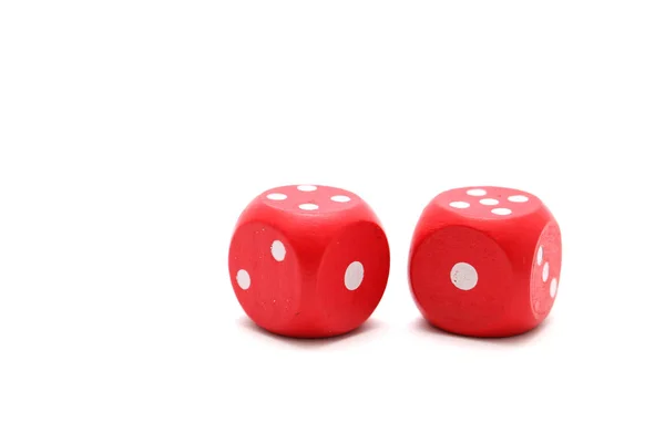 Red dices — Stock Photo, Image