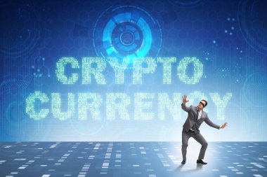 İşadamı hakkında tüm cryptocurrencies karışık