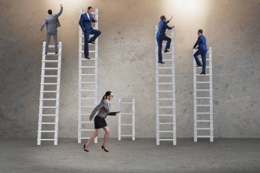 Erkek kadın arasındaki eşit olmayan kariyer fırsatları kavramı