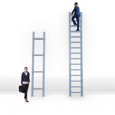 Erkek kadın arasındaki eşit olmayan kariyer fırsatları kavramı