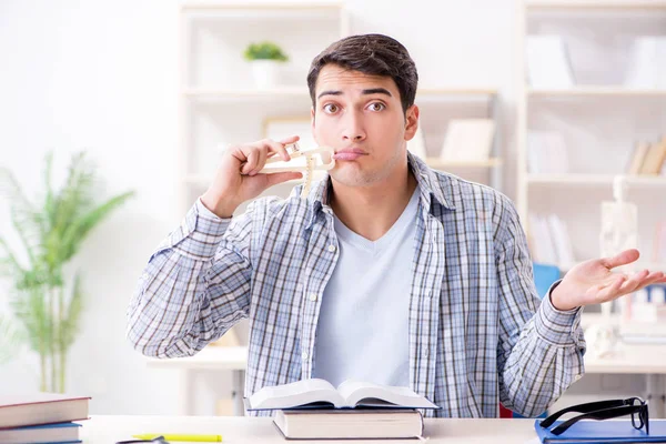 Medical student sitting at the lecture in university — Stock Photo, Image