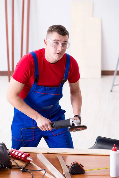 Contractor Working Workshop — Stock Photo, Image