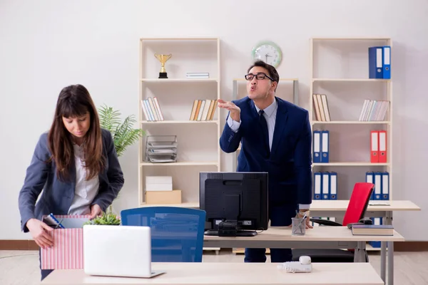 Personne renvoyée de son travail — Photo