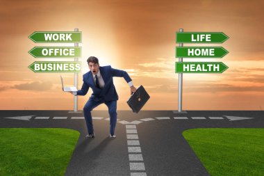 İş hayatı ya da ev dengesi iş kavramı