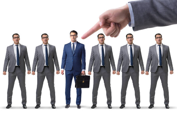 Концепция найма и трудоустройства с выбранным сотрудником