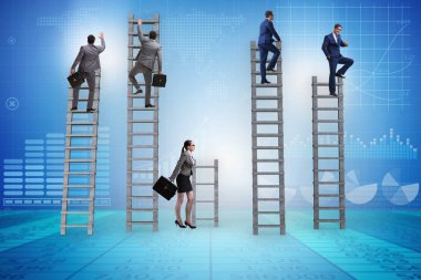 Erkek kadın arasındaki eşit olmayan kariyer fırsatları kavramı