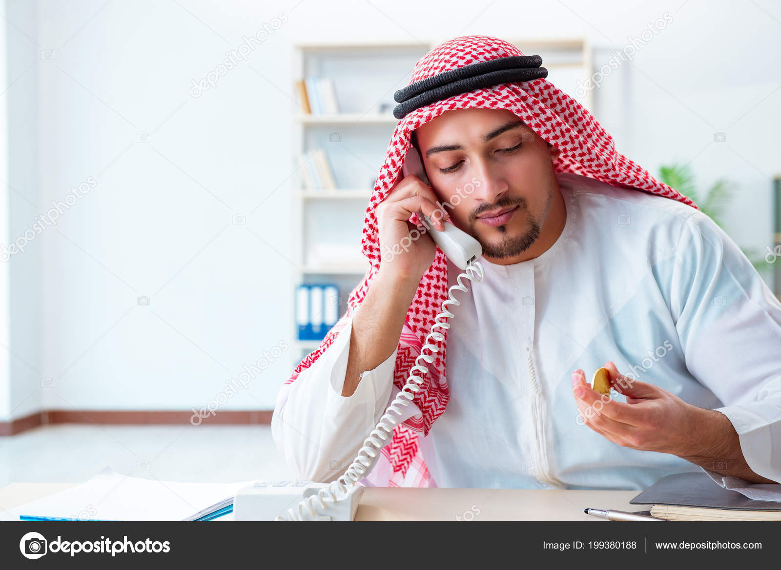 Arab man with bitcoin in cryptocurrency mining concept — Stock Photo ©  Elnur_ #199380188