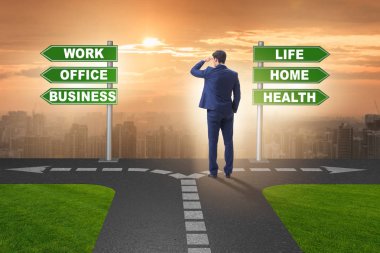 İş hayatı ya da ev dengesi iş kavramı