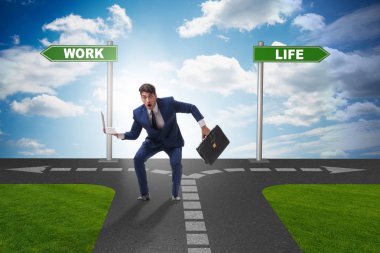 İş hayatı ya da ev dengesi iş kavramı