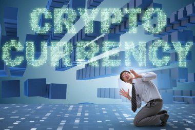 İşadamı hakkında tüm cryptocurrencies karışık