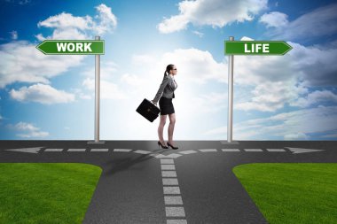 İş hayatı ya da ev dengesi iş kavramı