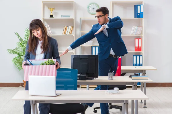 Person being fired from his work — Stock Photo, Image