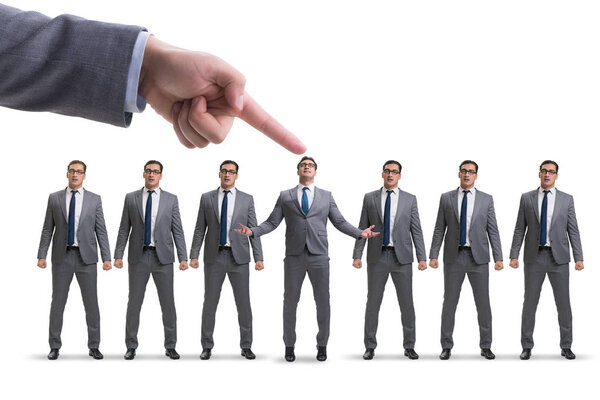 Концепция найма и трудоустройства с выбранным сотрудником