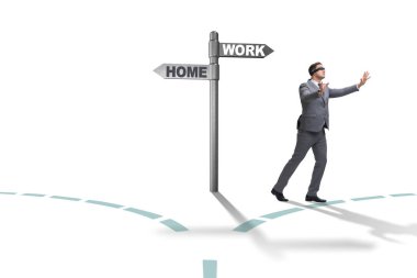 İş hayatı ya da ev dengesi iş kavramı