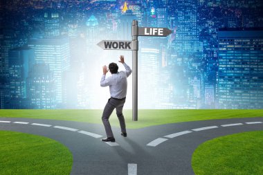 İş hayatı ya da ev dengesi iş kavramı