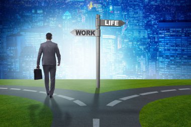 İş hayatı ya da ev dengesi iş kavramı