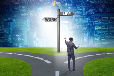 İş hayatı ya da ev dengesi iş kavramı