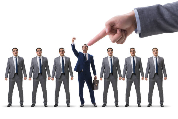 Концепция найма и трудоустройства с выбранным сотрудником