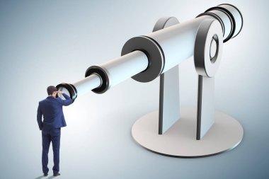 Finansal planlama sektöründe iş adamı