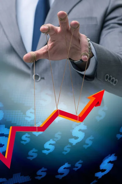 Büyüme çizelgesini destekleyen el