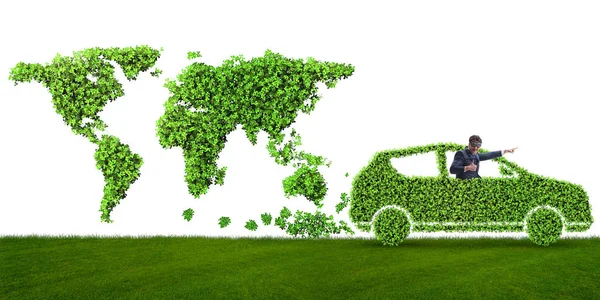 Conceito de combustível limpo e eco friendly carros — Fotografia de Stock