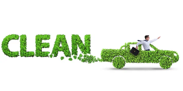 清洁燃料和环保汽车的概念 — 图库照片