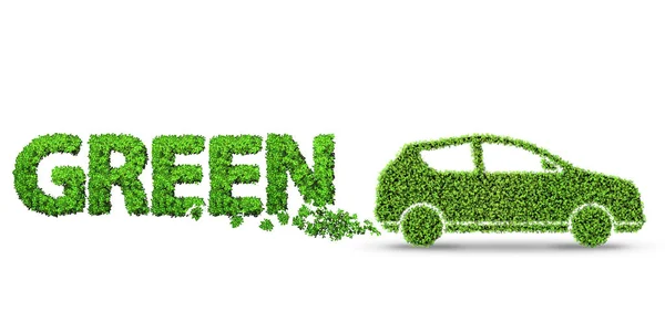 Concetto di carburante pulito e auto ecologiche - rendering 3d — Foto Stock