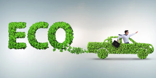 깨끗 한 연료와 친환경 자동차의 개념 — 스톡 사진